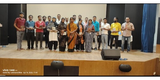 लखीसराय संग्रहालय में बाबा साहेब अंबेडकर जयंती पर भव्य आयोजन, कर्मियों को किया गया सम्मानित